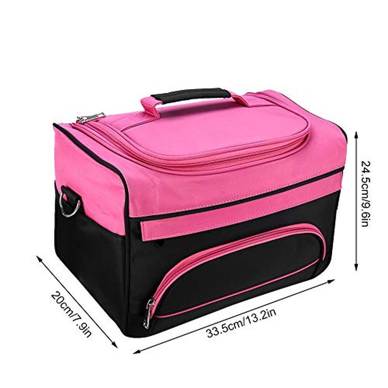 ZJchao Hairdresser Tool Storage Bag, Hair Salon Kit, Professional Beauty Tool Travel Case, Large Capacity Portable Hair Stylist Bag, Hairdressing Bag, Mobile Beauty Salon Kit Holder