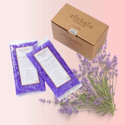 ELLA BELLA¢ç Paraffin Wax Refill Lavender ? Therapeutic Hand & Foot Wax for Paraffin Bath ? Deep Moisturizing & Soothing Relief ? Compatible with our Wax Machine