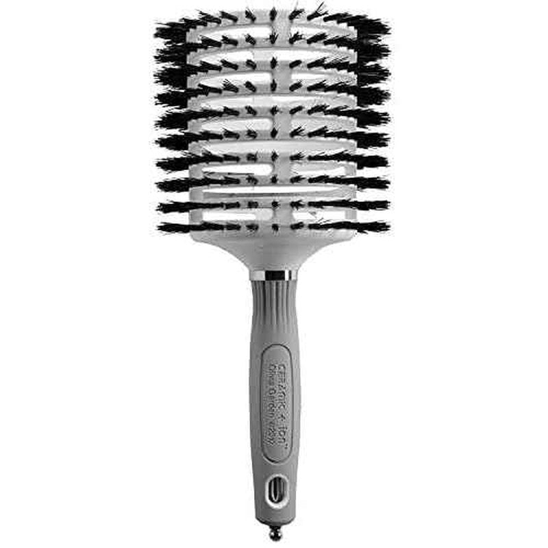 Olivia Garden Ceramic and Ion Turbo Vent 100% Boar Bristle Round Hair Brush