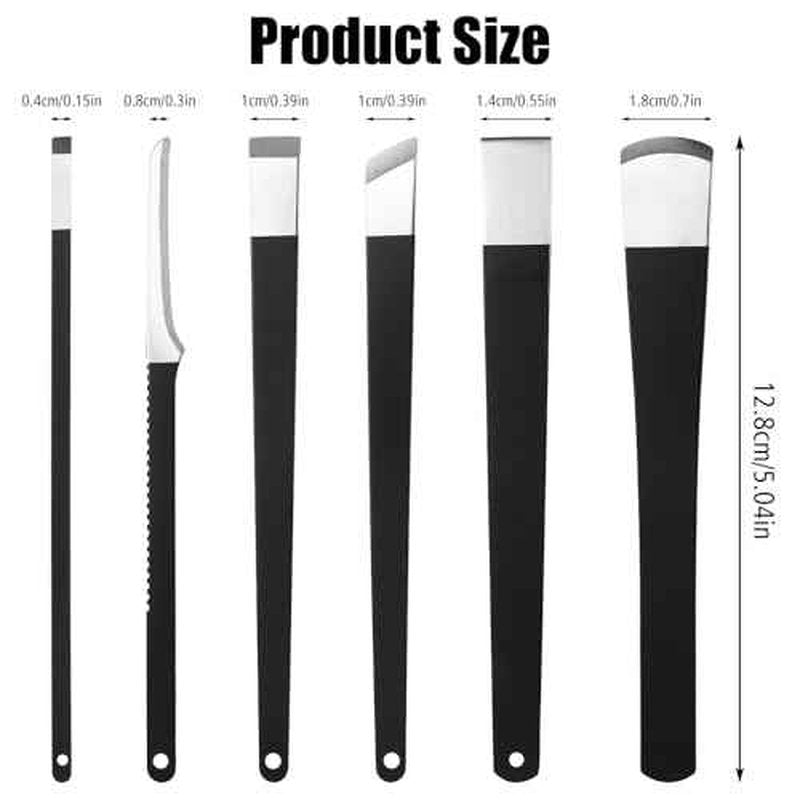 cobee 6 Pcs Ingrown Toenail Removal Kit, Callus Shaver Ingrown Toenail Tool with A Storage Box, Foot Callus Remover Tool Pedicure Knife for Foot Care Dead Skin Corn File Rasp