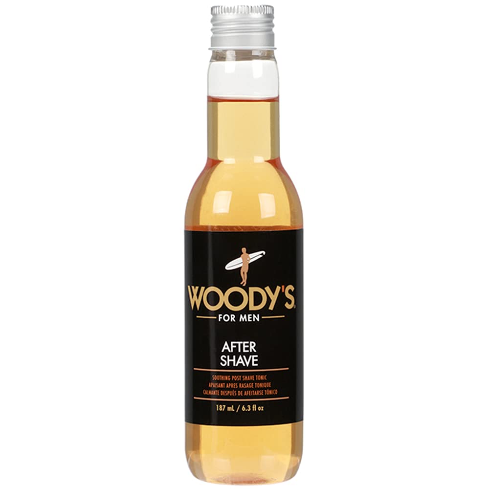 Woody's Aftershave for Men, Soothing Post Shave Tonic, Revitalizes and Refreshes Skin, 6.3 fl oz, 1-pc