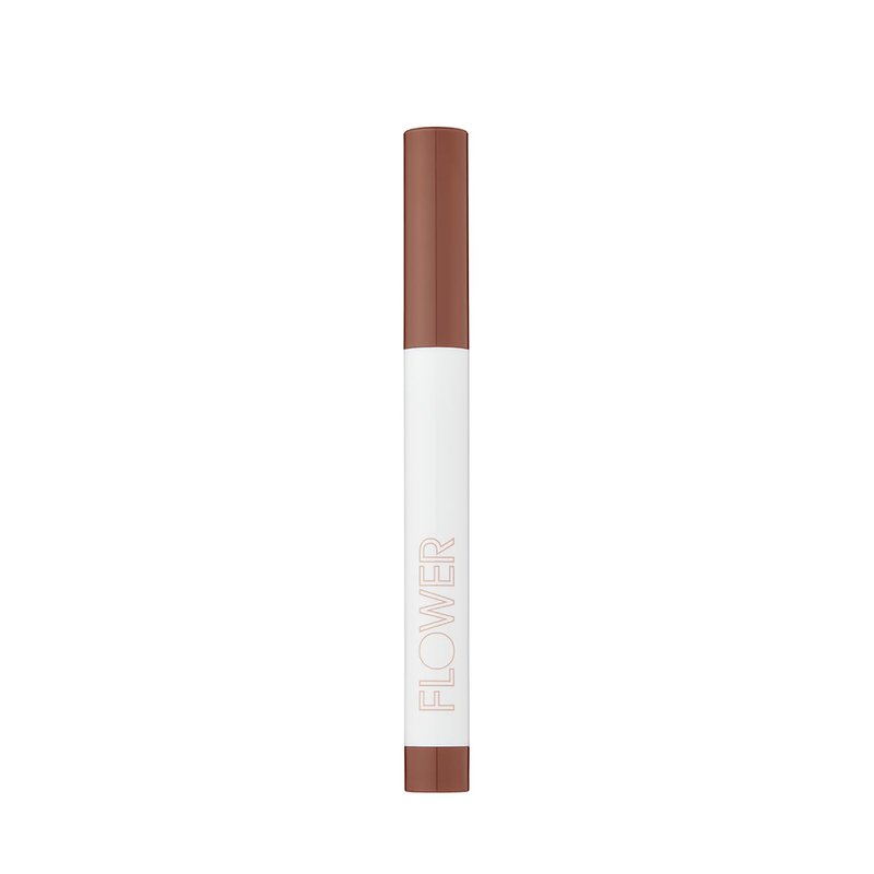 FLOWER BEAUTY By Drew Barrymore Scribble Stick Lip Liner + Eyeliner - Smooth Application + Blendable - 2-in-1 Lip + Eye Liner (Caramel)