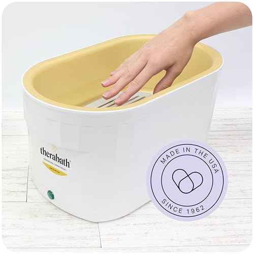 Therabath Professional Thermotherapy TB6 Paraffin Wax Bath - Limited Edition White & Gold Bath - Helps Relieve Arthritis & Muscle Stiffness - for Hands, Feet, & Body - Made in USA - 6 lb. ScentFree