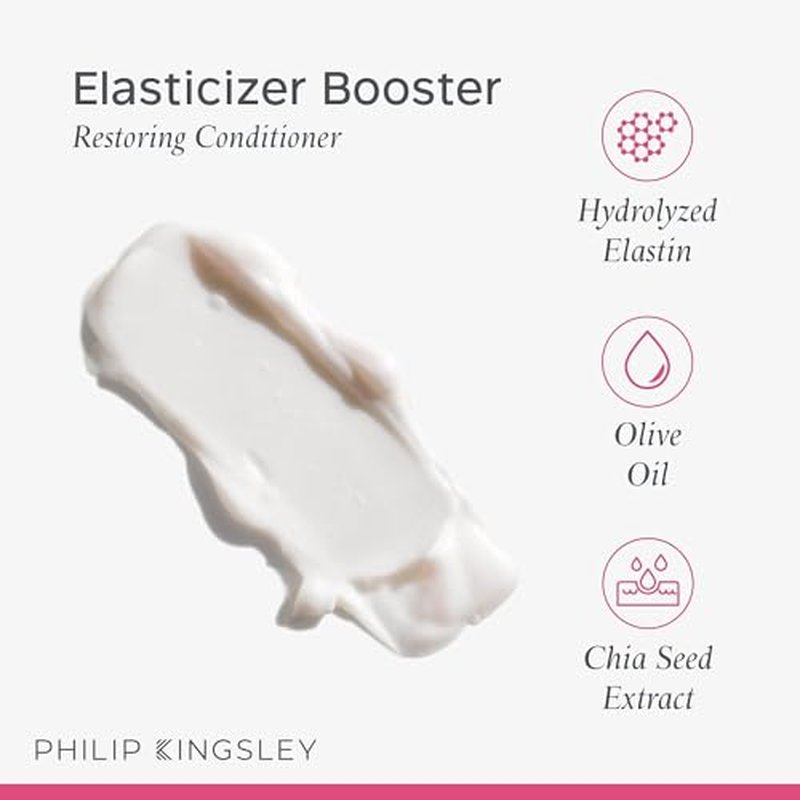 PHILIP KINGSLEY | Elasticized Booster Restoring Conditioner | Deep-Conditioning Hair Treatment for All Hair Types | Reduces Breakage and Frizz, Adds Shine, Bounce and Style | 5.74oz