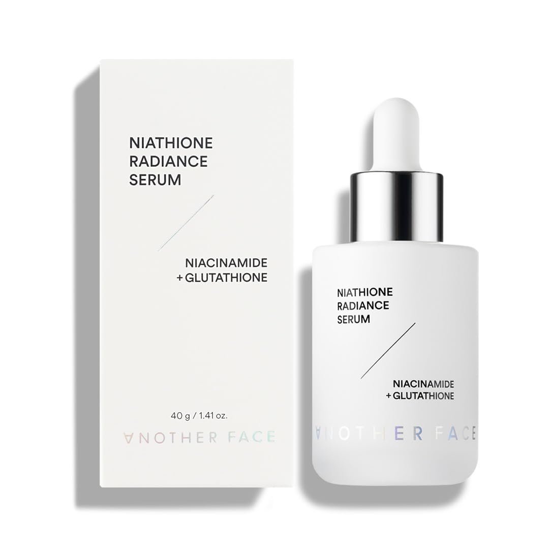 Anotherface Niathione Serum | 100,000ppm High-Concentration Glow Boosting Face Serum for Glass Skin | Niacinamide & Glutathione, Quick Absorbing Korean Skincare 1.41 oz.