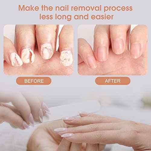 Gel Nail Polish Remover, Professional Gel Polish Remover Kit for Nails, Easily & Safely Remove Nail Polish in 3-5 Minutes, No Soaking or Wrapping, 15ml