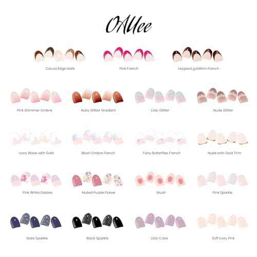 Semi Cured Gel Nail Strips | Gel Nail Stickers with UV Light Required | Salon Quality, Easy Application and Removal£¨Pink Ombre£©