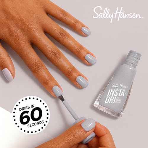 Sally Hansen Insta-Dri, Back to Black, Quick Dry, Long Lasting, Opaque, ShinyBlack Nail Polish