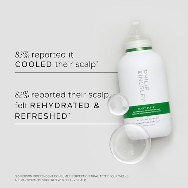 PHILIP KINGSLEY Flaky Scalp Shampoo for Dry, Oily Cleansing and Soothing Scalp Care - Soothes and Calms, 8.45 oz.
