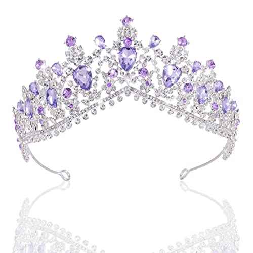 Kamirola - Queen Crown and Tiara Princess Crown for Women and Girls Crystal Headbands for Bridal, Wedding Gothic Halloween Costumes for Women Prom Christmas Halloween Birthday Prom Pageant Party£¨TR23£©