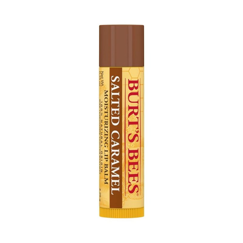 Burt's Bees Salted Caramel Lip Balm - Nourishing Moisture for Soft Lips | 0.15 oz