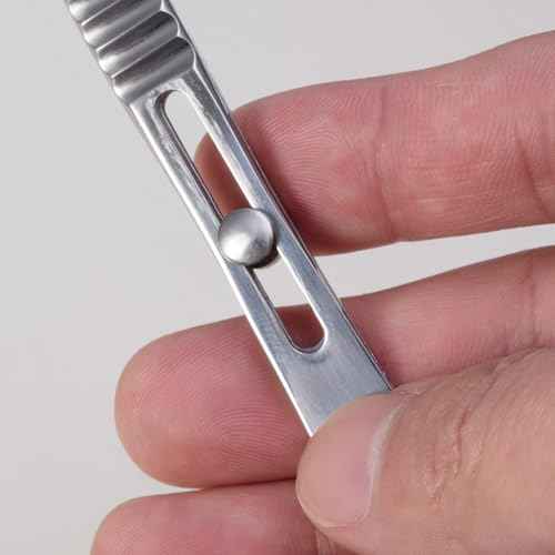 Triangle Opening Tweezer Piercing Clamps Ear Nose Septum Piercing Kit for All Piercing 361L Stainless Steel Slotted Locking Ear Lip Nose Belly Navel Tongue Body Piercing Kit