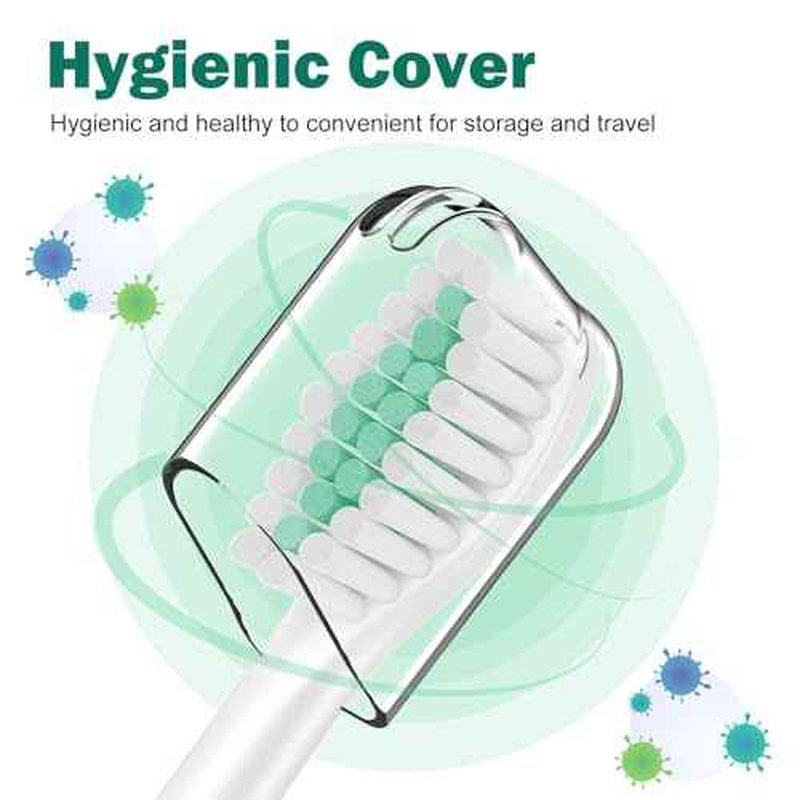 Replacement Toothbrush Heads for Philips Sonicare Replacement Brush Heads Medium Soft Dupont Bristles Electric Toothbrush Replacement Heads Fit E-Series Essence Xtreme Elite Advance, 4 Pack