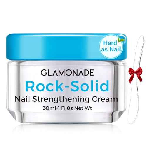 Hard Nail Strengthening Cream: Nail Strengthener and Cuticle Treatment to Repair &grow Split, Thin, Peeling Nails and Dry, Cracked Skin, Plant-Based Scent, 1 oz,Essential Manicure Nail Care