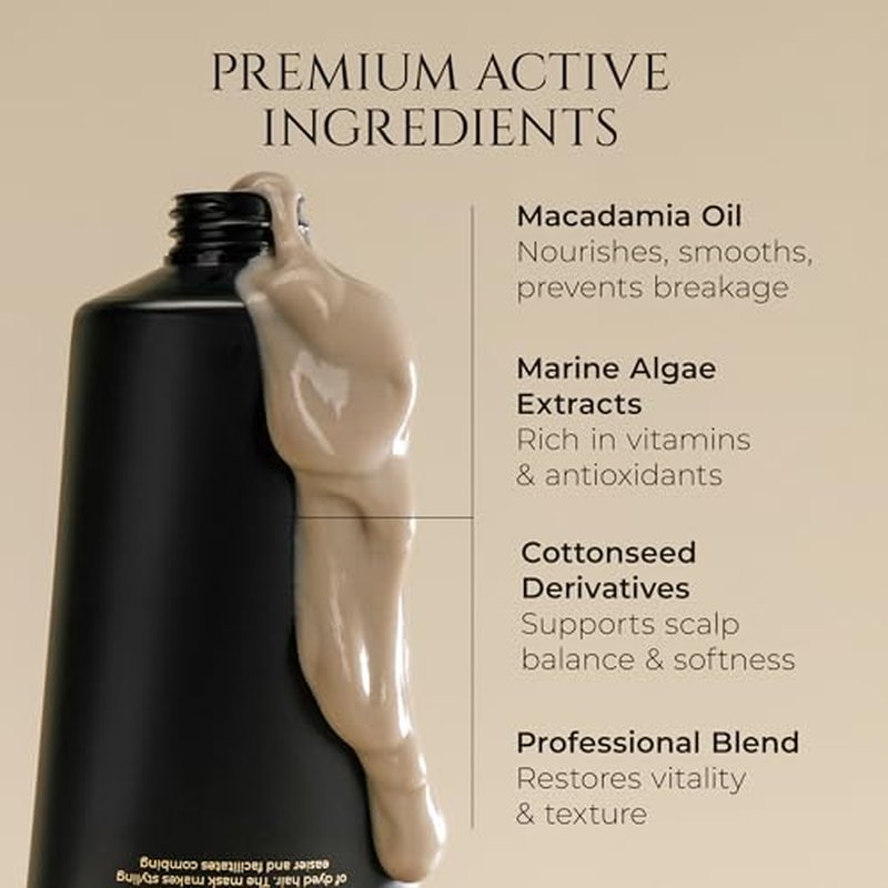 HADAT Hydro Spa Hair Treatment ? Professional Hair Mask for Deep Moisturizing Repair and Shine ? Macadamia Oil ? Salon Quality for Dry Damaged Color-Treated Hair ? Israeli Haircare (8.45 Fl Oz)