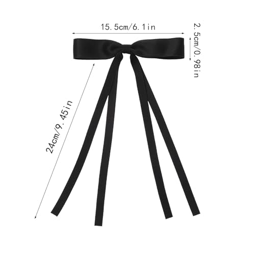 16 PCS Hair Bows for Women,Hair Ribbon Hair Bows With Long Tail,Hair Bow Clips Hair Barrettes for Women Accessories