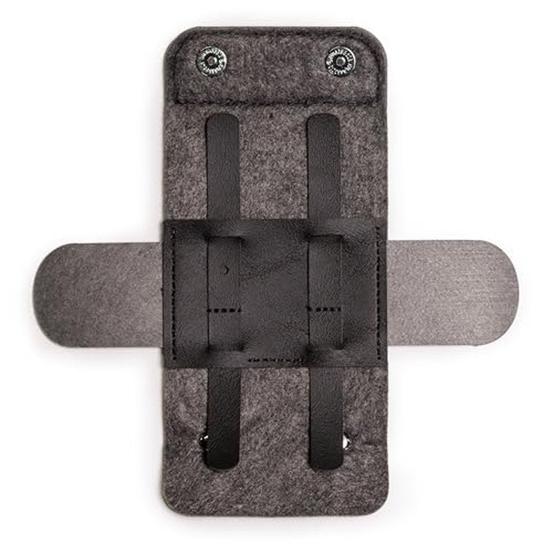 The Henson Shaving Razor Case - Vegan Leather and Merino Wool