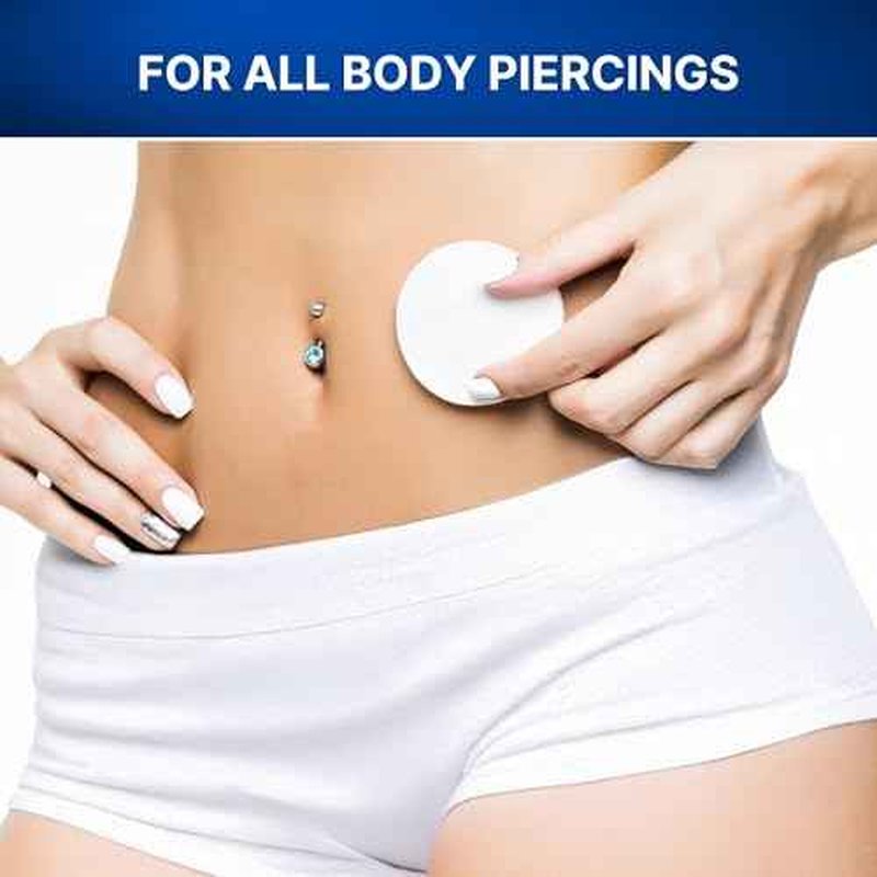BodyJ4You Piercing Aftercare Spray - Saline Cleanser Natural Recovery Solution - Ear Gauges Nose Lip Belly Button - Wound Wash Keloid Treatment Bump Removal - Sea Salt Aloe Rosemary - Pack of 24