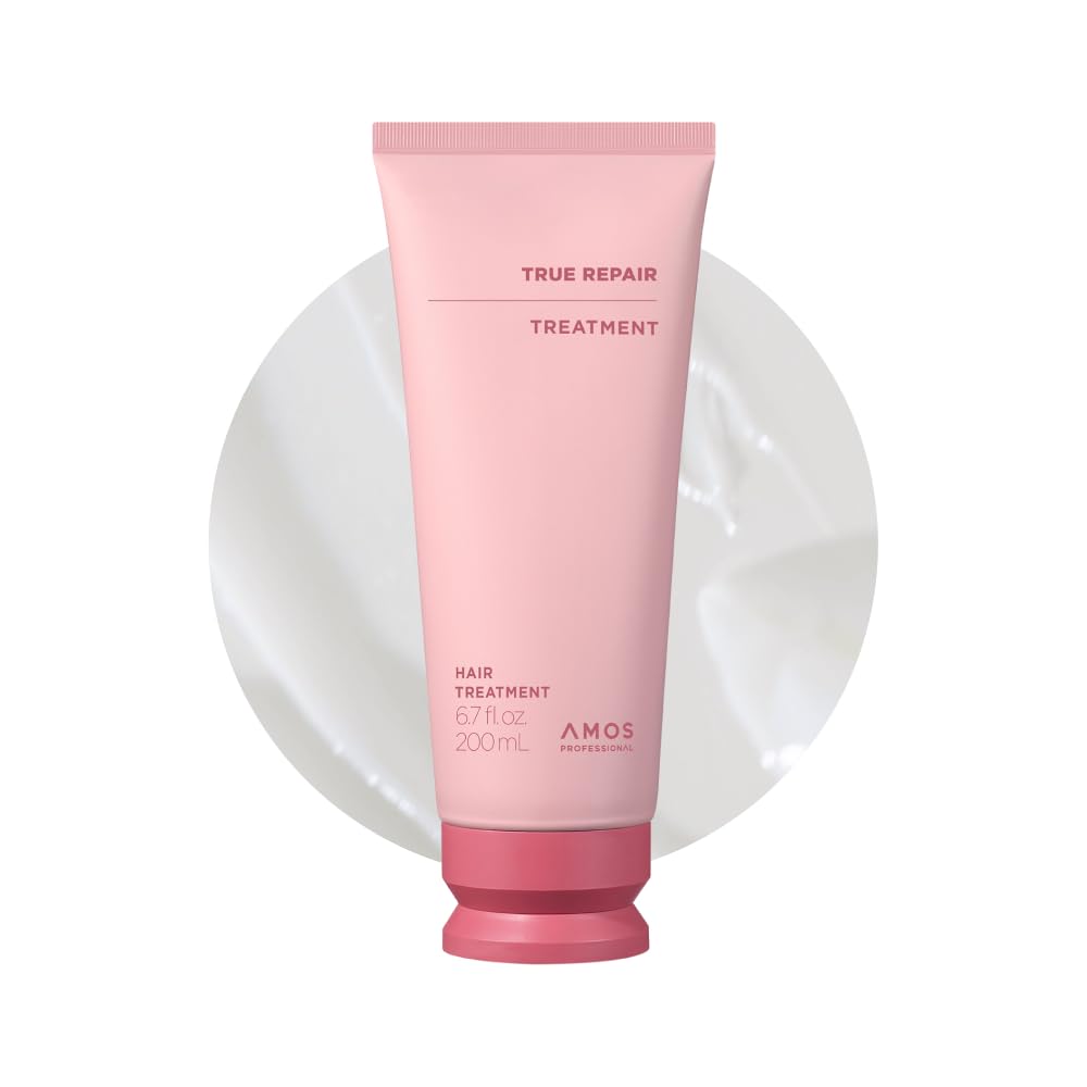 AMOS PROFESSIONAL True Repair Hair Mask l Anti-Frizz & Smoothing with Ceramide, For Dry & Damaged Hair, 6.7 fl. oz.