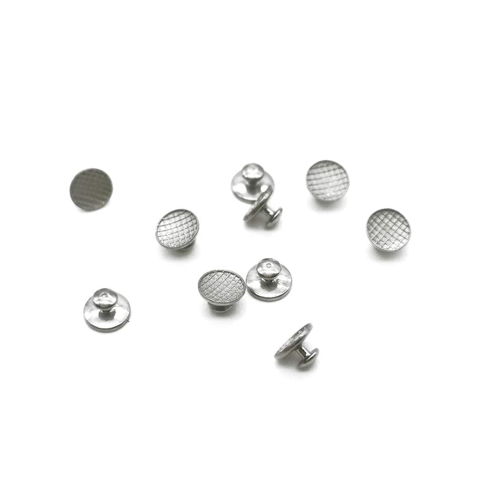 100Pcs Sino Dental Orthodontic Braces Lingual Buttons Bondable Round Mesh Base,10pcs/Pack