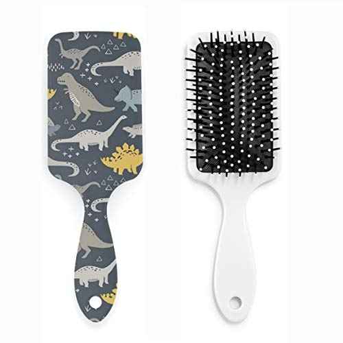 Dinosaur Cute Boys Anti-Static Toddler Comb Hair Brush with Air Cushion Detangler for Adults & Kids