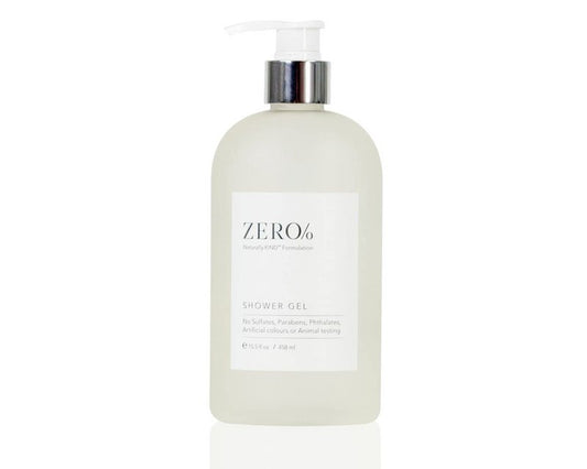 Gilchrist & Soames Zero% Shower Gel – Naturally Kind Sulfate, Paraben & Cruelty-Free Liquid Body Wash for Men & Women, Fresh Botanical Scent Infused with Glycerin & Aloe for Hydrated Skin, 15.5 oz