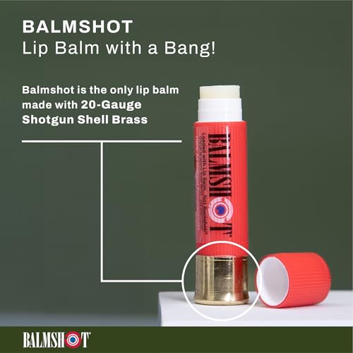 BALMSHOT Lip Balm 4 Pack (Fruit Combo (Variety Pack))