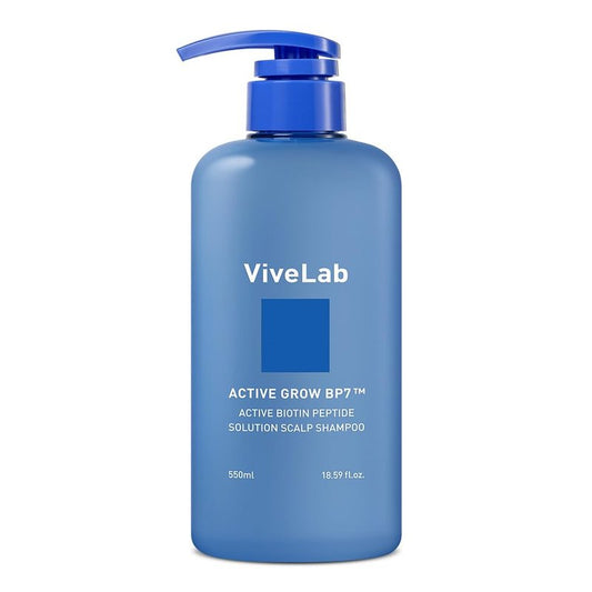 ViveLab Hair Strengthening Biotin Shampoo with Peptides - Anti-Thinning, Moisturizing & Volumizing Formula for Healthy Hair Growth, Clinically Tested Sulfate-Free Scalp Care for Men & Women
