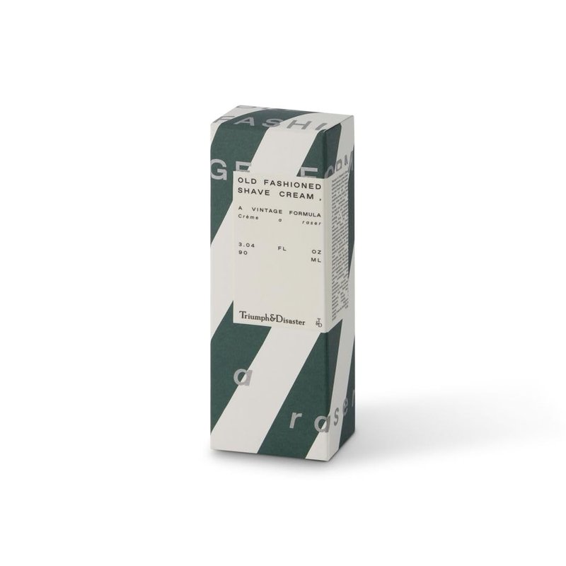 TRIUMPH & DISASTER | Old Fashioned Shave Cream Tube | Shaving Lotion for Sensitive Skin - Alcohol Free, 3.04 fl oz (90+ shaves)