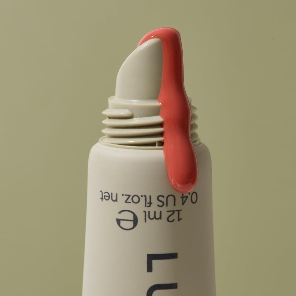 Lucy Bee Tinted Lip Gloss, Plumping & Nourishing, Dusky Rose Shade, Conditioning Vegan Lip Gloss, Non-Sticky, Glossy Finish with Shea, Mango & Avocado, 0.4 fl oz