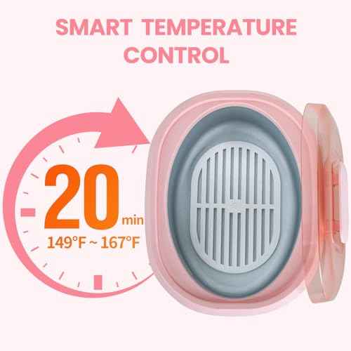 Paraffin Wax Machine for Hand and Feet - 3500ml Hot Wax Hand Wax Machine with 6 Pcs Paraffin Bath Wax, Auto-time and Keep Warm Paraffin Hand Wax Machine(Pink)