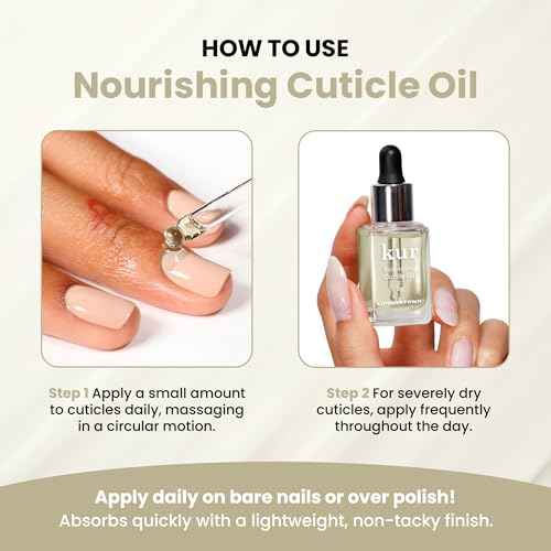 LONDONTOWN Nourishing Cuticle Oil for Softer, Healthier Nail Care - Deeply Moisturizing for Dry Cracked Skin & Cuticles, Vegan & Cruelty-Free