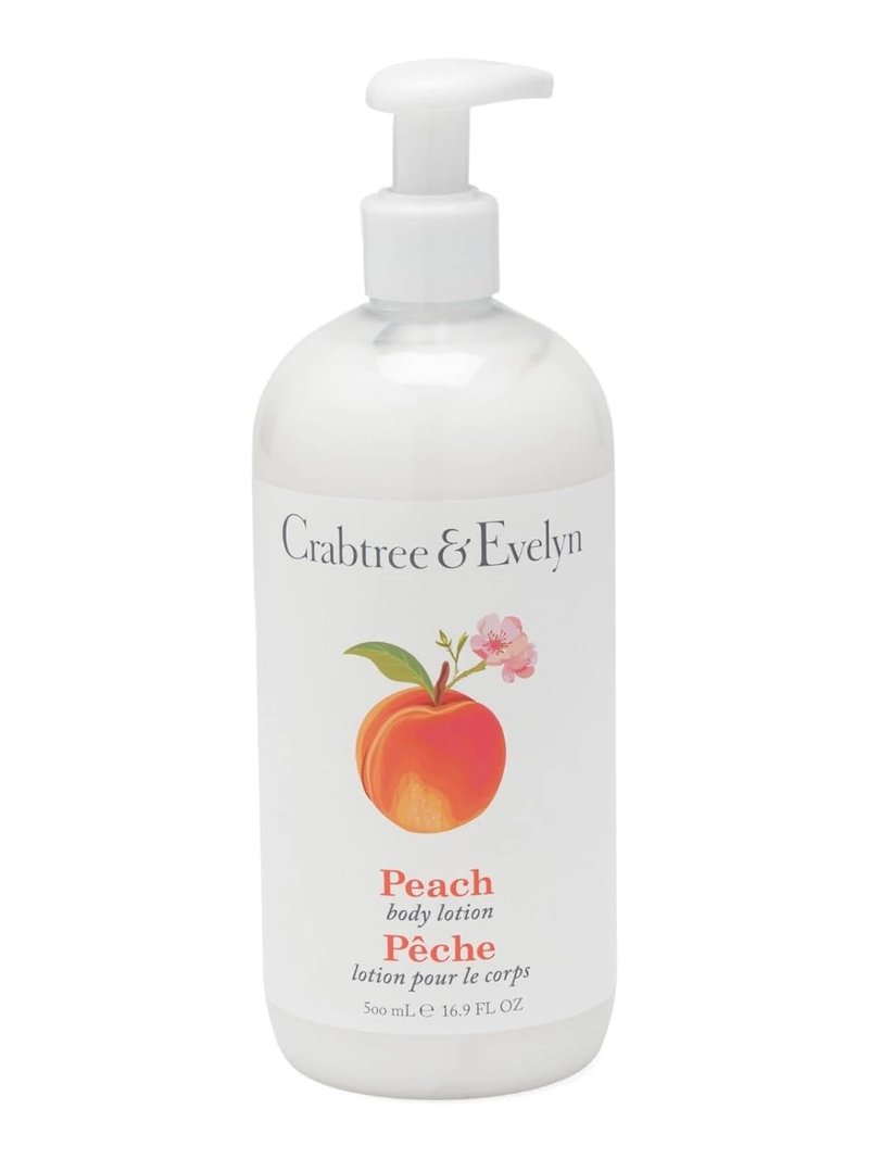 Crabtree & Evelyn Peach Body Lotion - Nourishing Moisturizer for Soft Skin | 16.9 fl oz