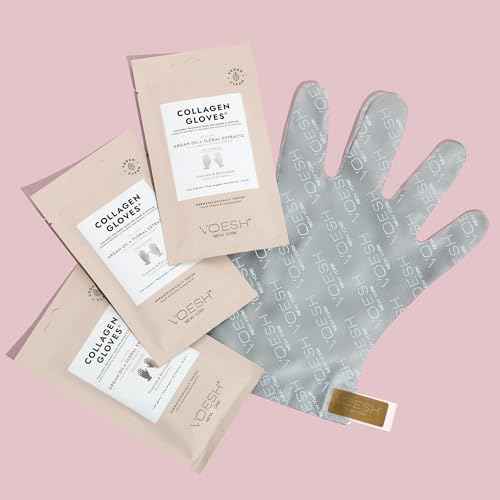 VOESH Collagen Gloves, Vegan Hand Masks, Moisturizing Hand Mask, Lotion Gloves, Hydrating Gloves, Hand Care, Spa Manicure Gloves, Dry Hand Treatment