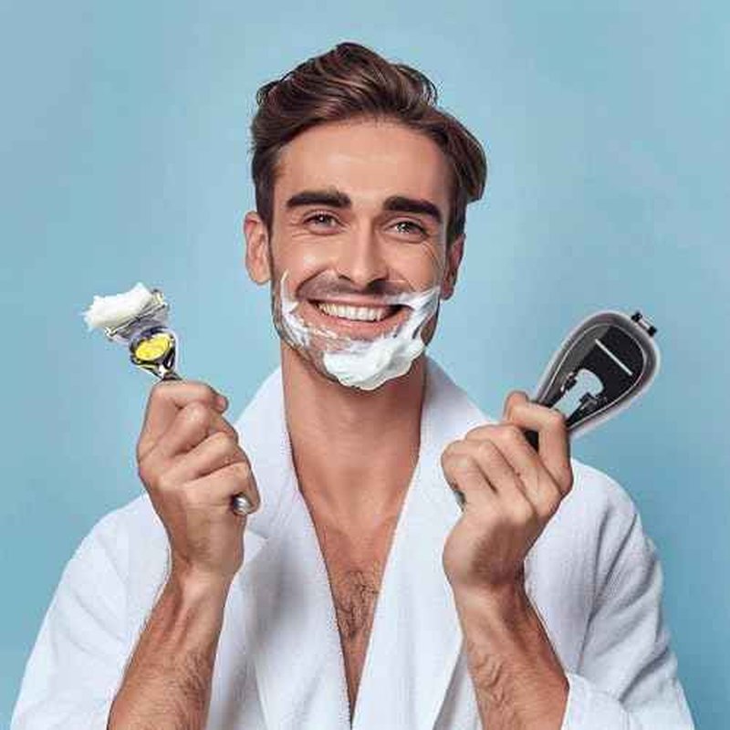 Nincha Manual Razor Travel Case Portable Plastic Manual Razor Trimmer Protector Black