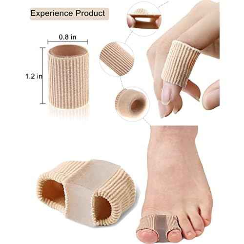 Bunion Toe Separators for Overlapping Toes Women Men, Gel Toe Spacers Bunion Corrector with 2 Loops for feet, Hammer Toe Straightener(2PC)