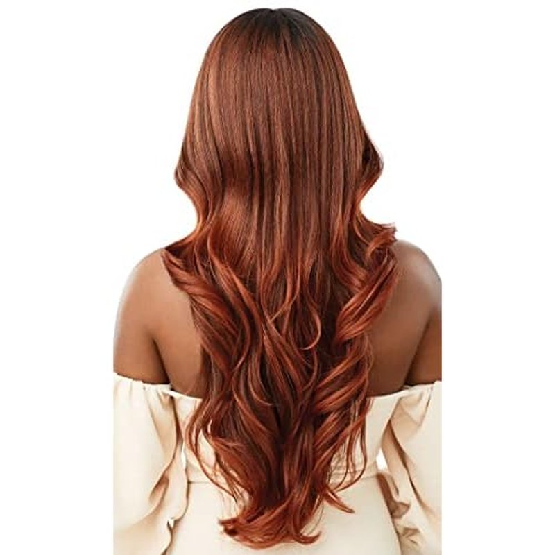 Outre melted Hairline Lace Front Wig Frontal Effect Hairline HD Transparent Lace SERAPHINE (DRFF2/CHERRD)