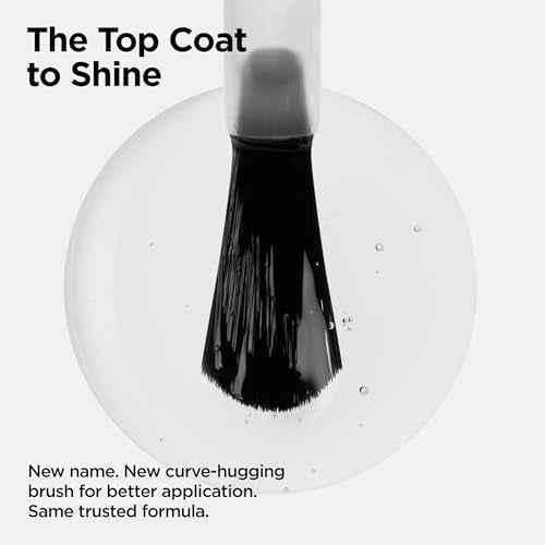 CND Vinylux Long Wear Shine Top Coat, Quick Drying Formula, Easy to Remove, 0.5 Fl Oz