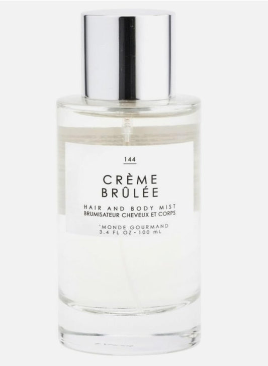 Tru Fragrance Gourmand Creme Brulee Hair & Body Mist 3.4 oz