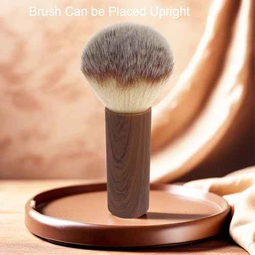 Nail Art Dust Brush Manicure Dust Cleaner, Nail Art Dust Powder Remover Brush Soft Bristle Nail Cleaning Brush Tool (Brown)