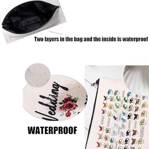 PXTIDY Dragon Novel Makeup Bag Bookish Gift Dragon Tribes For Dragon Lovers Cosmetic Bag