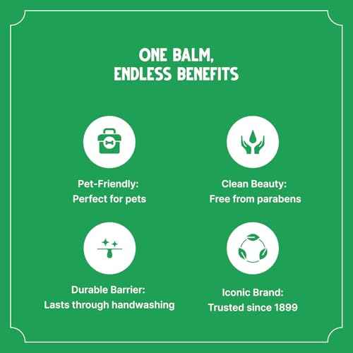 Bag Balm Vermont¡¯s Original Pet Paw & Skin Balm ? Moisturizing Salve for Dry, Cracked Paws, Noses & Rough Skin ? 8 Ounce ? 2 Pack