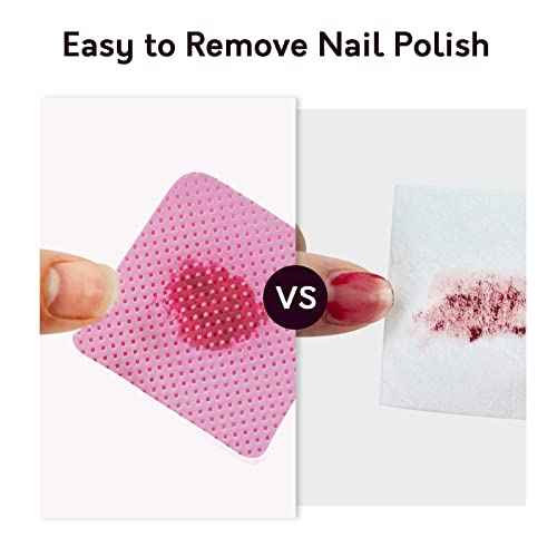 Pink Lint Free Nail Wipes with Storage Case- 1080PCS Super Absorbent Nail Polish Remover Pads- Disposable Lint Free Wipes for Nail Polish Removal, lash Extensions Application, Nail Care