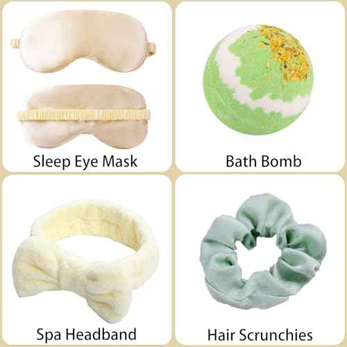 Relaxing Spa Gift Basket Set for Women, Birthday Gifts for Women, Christmas Gifts for Mom Sisters Wife Daughter Friends Female Coworkers Teachers, Valentine's Day Mothers Day Gifts