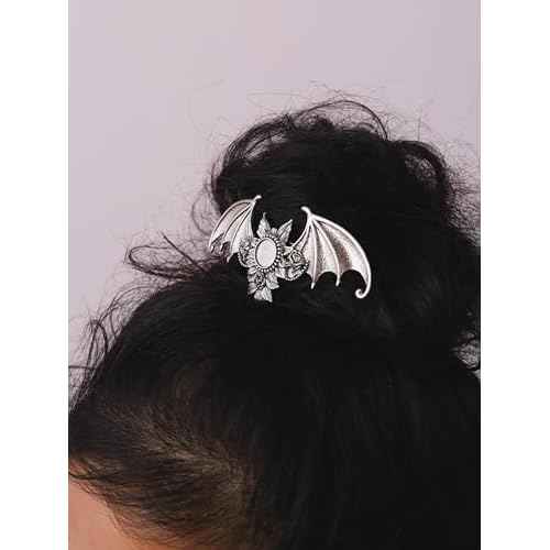 HAQUIL Vintage Gothic Bat Sun Hairpin, Punk Rock Hair Clip for Women Hair Accessories