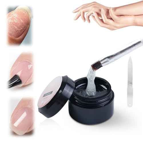 Nail Repair Protection Gel, 2025 New Nail Repair Kit for Split Nail, Instant Cracked Nail Repair Gel, Broken Nail Repair Kit for Natural Nails, Nails Quick Fix Kits for Women Makeup Gadget(1Set)