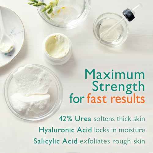 Urea Gel 42 Percent For Feet Maximum Strength Softens Cracked Heel Calluses & Thick Toenails
