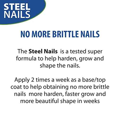 Steel Nails Hardener with Keratin, Calcium and Garlic