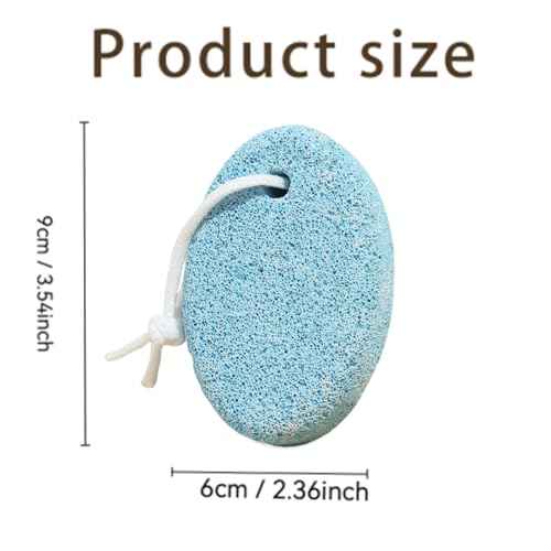 Pumice Stone for Feet Pedicure Tools Hard Skin Callus Remover Hands Foot File Exfoliation to Remove Dead(Blues)