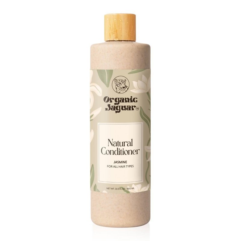 Organic Jaguar Jasmine Conditioner - Sulfate-Free Hair Hydration with Vitamin E & Argan Oil | 13.5 fl oz